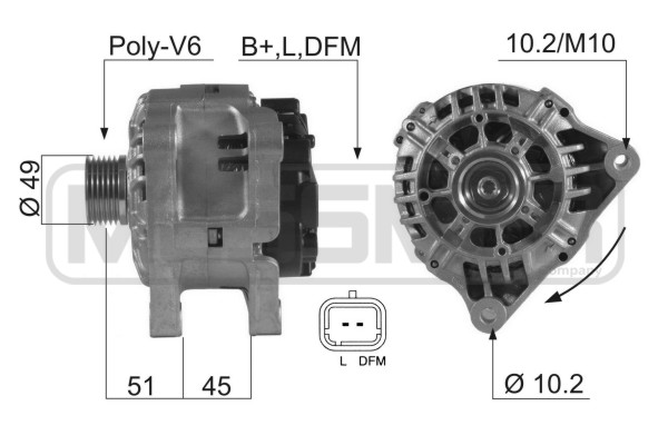 ERA ERA 210545A generátor