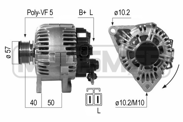 MESSMER ERA 210650A INDÍTÓMOTOR,GENERÁTOR