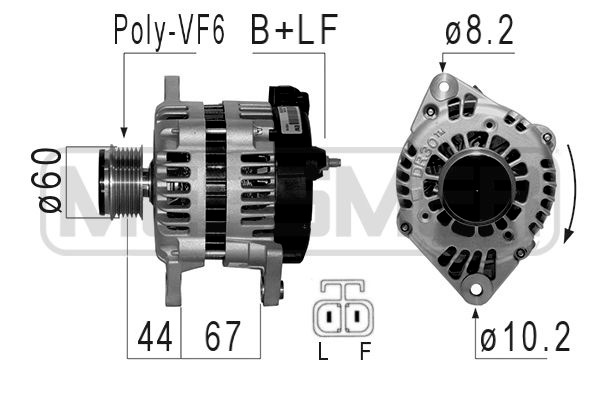 MESSMER ERA 210845A INDÍTÓMOTOR,GENERÁTOR