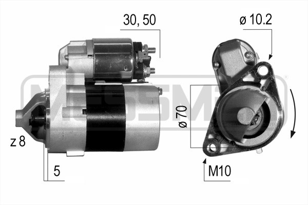 MESSMER ERA 220523A INDÍTÓMOTOR,GENERÁTOR