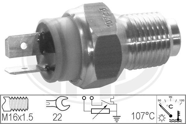 ERA 330148 ER Vízgomba, hűtővíz hőmérséklet jeladó, érzékelő