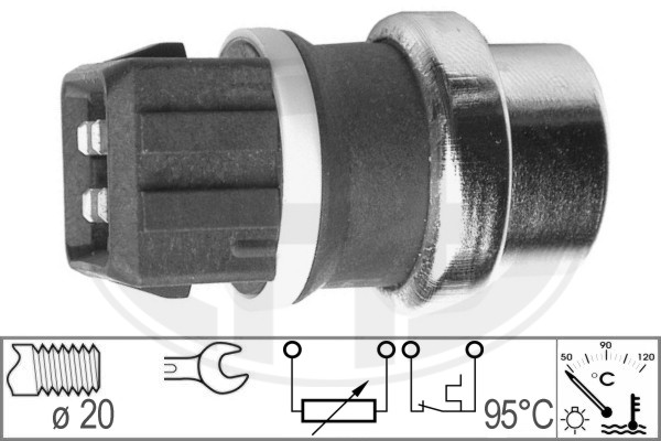 ERA ERA 330151 Vízgomba, hűtővíz hőmérséklet jeladó, érzékelő