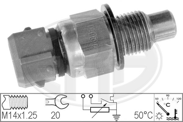 ERA ERA 330155 Érzékelő, Hűtőfolydék Hőmérséklet