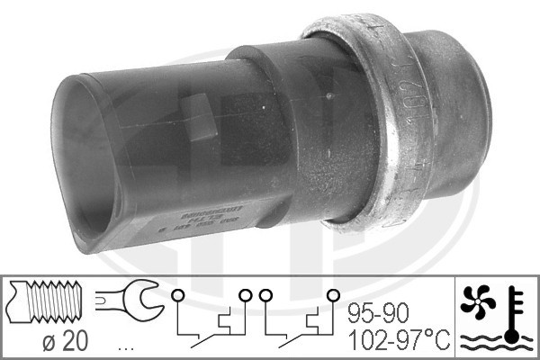 ERA ERA 330231 Hőkapcsoló, Hűtőventillátor