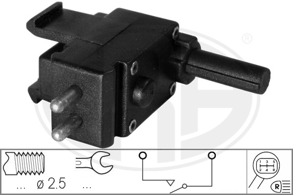 ERA ERA 330246 Tolatólámpa kapcsoló, érzékelő, gomba ház