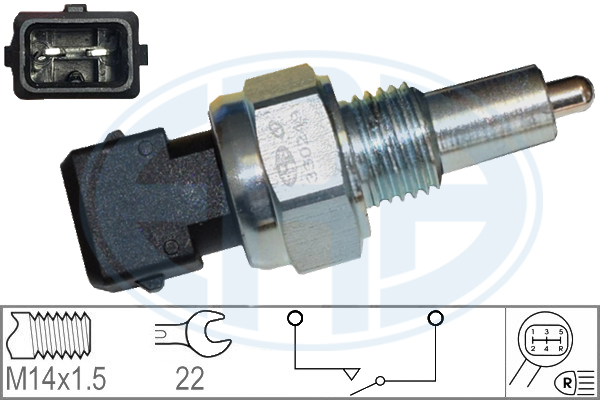 ERA 330249 ER Tolatólámpa kapcsoló, érzékelő, gomba ház