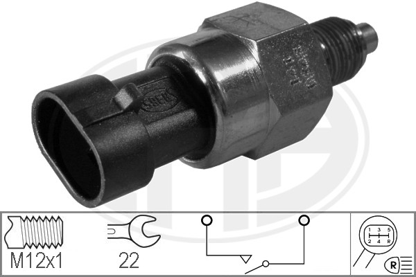 ERA ERA 330260 Tolatólámpa kapcsoló, érzékelő, gomba ház