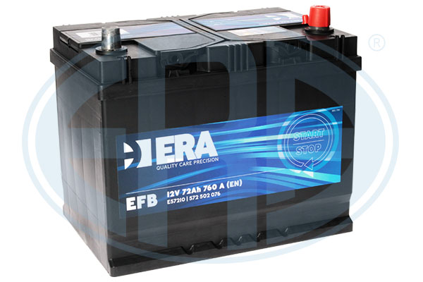 ERA ERA E57210 ERA akkumulátor EFB 12V 72Ah 760A J+