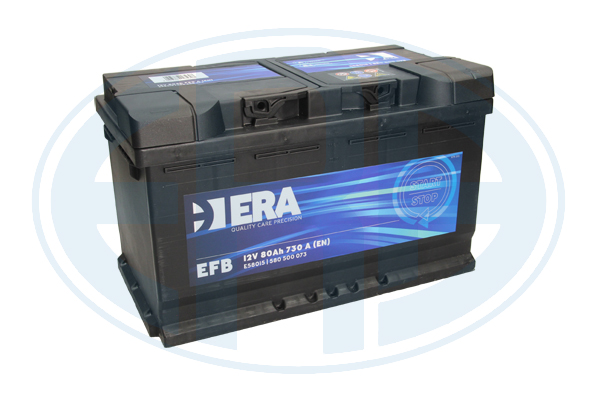 ERA 12V 80Ah Akkumulátor EFB 730A J+