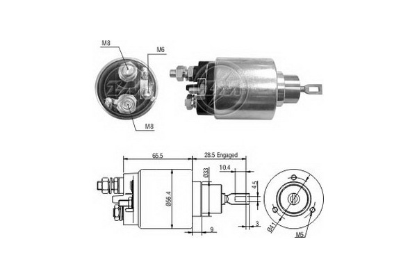 ERA 1004038066 ZM1479 ER - mágneskapcsoló, önindító