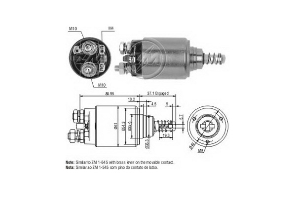 ERA ERA ZM649 ERA mágneskapcsoló, önindító