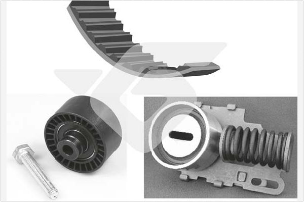 HUTCHINSON HUT KH28 Vezérlés készlet, fogasszíj szett, (szíj+görgők)