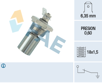 FAE FE 1234 Olajnyomás gomba