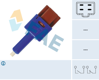 FAE 24454 FA Tempomat kapcsoló, érzékelő lábpedálhoz