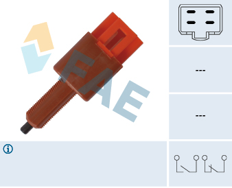 FAE 24455 FA Tempomat kapcsoló, érzékelő lábpedálhoz