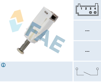 FAE FAE24791 Kapcsoló, kuplung működtetés (tempomat)