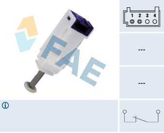 FAE FAE24792 Kapcsoló, kuplung működtetés (tempomat)