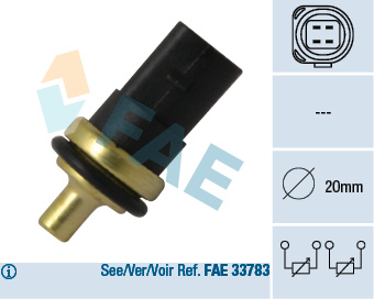 FAE FAE33781 érzékelő, hűtőfolydék hőmérséklet
