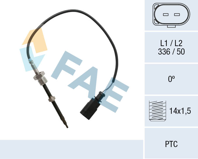 FAE FAE68025 Érzékelő, kipufogógáz hőmérséklet