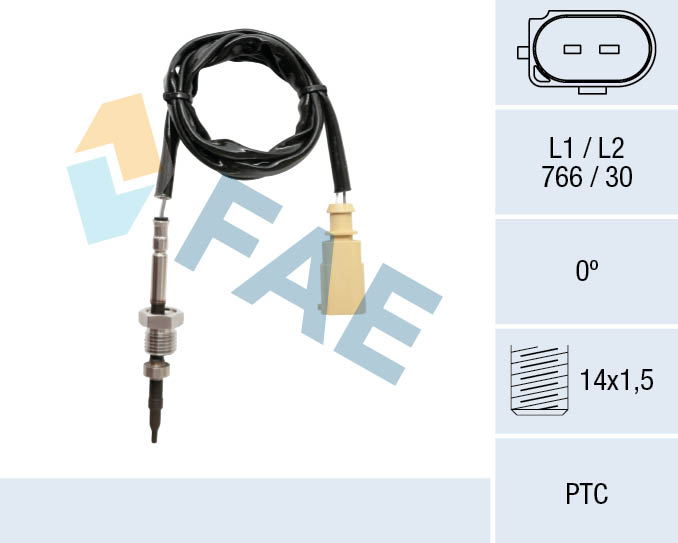 FAE FAE68030 Érzékelő, kipufogógáz hőmérséklet