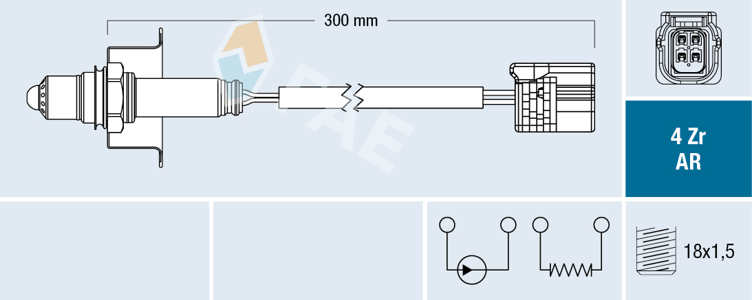 FAE FAE75622 Lambdaszonda, érzékelő, jeladó