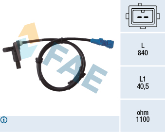 FAE FAE78022 érzékelő, kerékfordulatszám