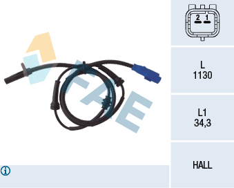 FAE 1001351683 78034 FA - érzékelő, kerékfordulatszám