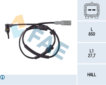 FAE 1001351646 78086 FA - érzékelő, kerékfordulatszám