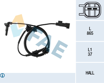 FAE 1001351639 78111 FA - érzékelő, kerékfordulatszám