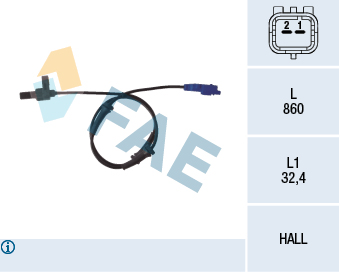 FAE 78116 FA ABS jeladó