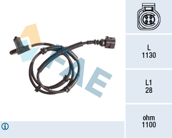 FAE 1001727651 78174 FA - érzékelő, kerékfordulatszám