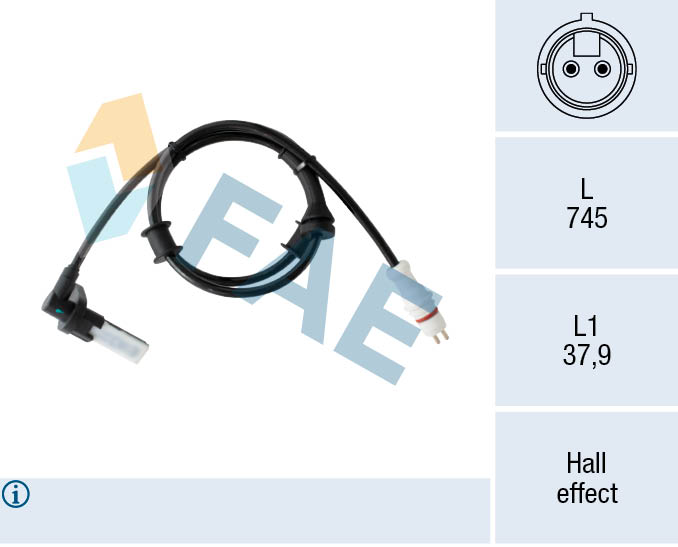 FAE FAE78554 érzékelő, kerékfordulatszám