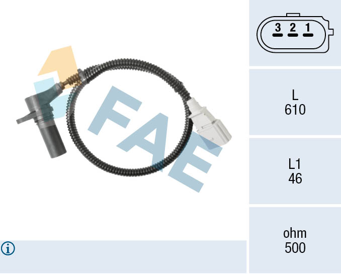 FAE FAE79115 impulzus adó, főtengely