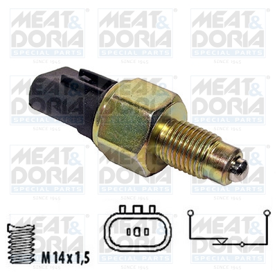 MEAT DORIA 36043MD 36043MD COMUTATOR LUMINI MEAT&DORIA