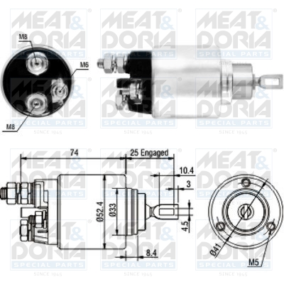 MEAT DORIA 46129MD 46129MD SOLENOID MEAT&DORIA