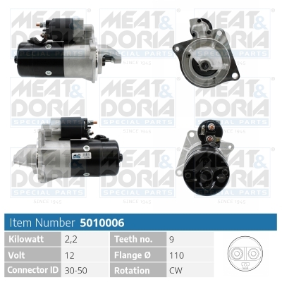 MEAT DORIA 5010006MD 5010006MD ELECTROMOTOR MEAT&DORIA