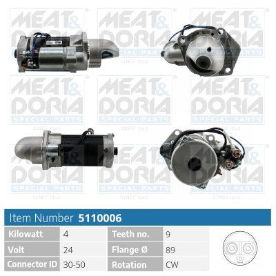 MEAT DORIA 5110006MD 5110006MD ELECTROMOTOR MEAT&DORIA