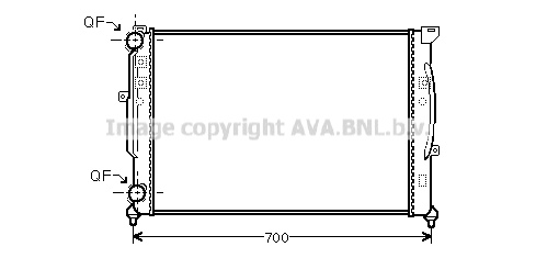 AVA 632 308 AI2189 - Vízhűtő