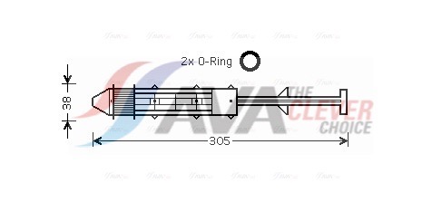 AVA 633 544 VND075 - Klímaszárító, szárítószőrő klímaberendezéshez