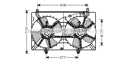 AVA DN7529 ventilátor