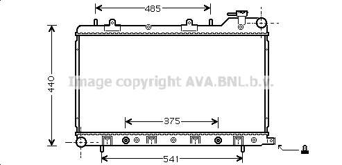 AVA 634 397 SU2049 - Vízhűtő