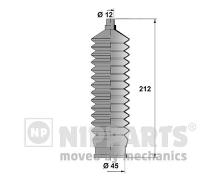 NIPPARTS J2840901 Gumiharang készlet kormányműhöz