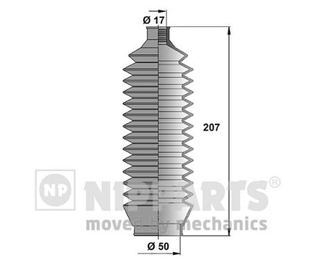 NIPPARTS J2845008 Gumiharang készlet kormányműhöz