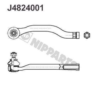 NIPPARTS J4824001 Külső összekötő gömbfej