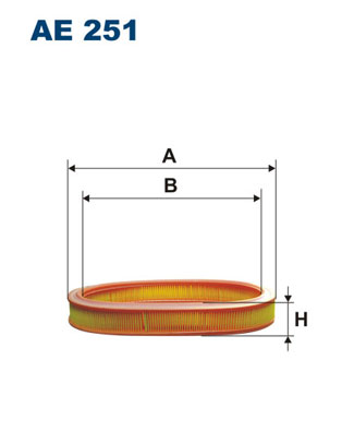FILTRON FILAE251 Levegőszűrő, légszűrő