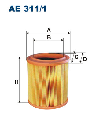 FILTRON 318 238 AE 311/1 - Levegőszűrő