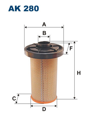 FILTRON FI AK280 Levegőszűrő