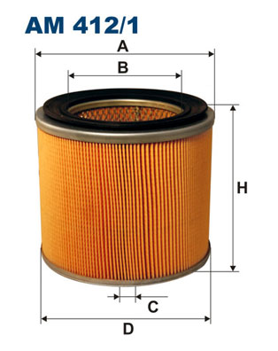 FILTRON FILAM412/1 Levegőszűrő, légszűrő