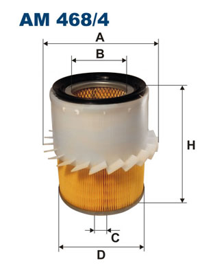 FILTRON FLT AM468/4 Levegőszűrő