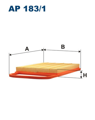 FILTRON 322 011 AP 183/1 - Levegőszűrő